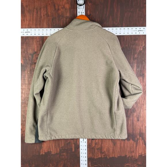 The North Face Chimborazo Sherpa Lined Fleece Jacket Brown‎ Tan Gray Mens Large - Picture 10 of 10